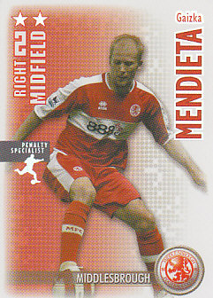 Gaizka Mendieta Middlesbrough 2006/07 Shoot Out Excellent Player #206